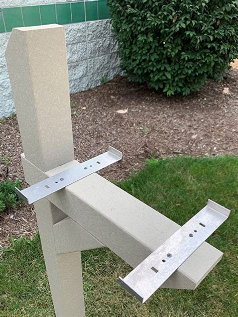 e size mailbox mounting bracket|extra large mailbox mounting board.